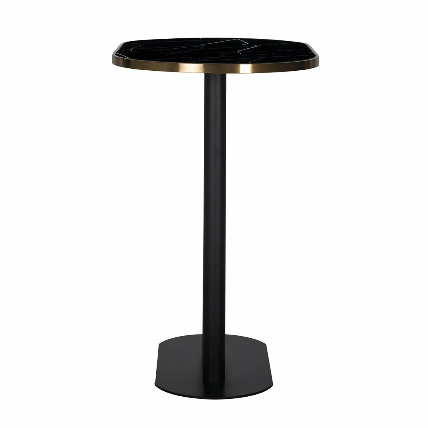 Ovale Bartafel Zenza 105 cm hoog - Zwart - Loft24.nl