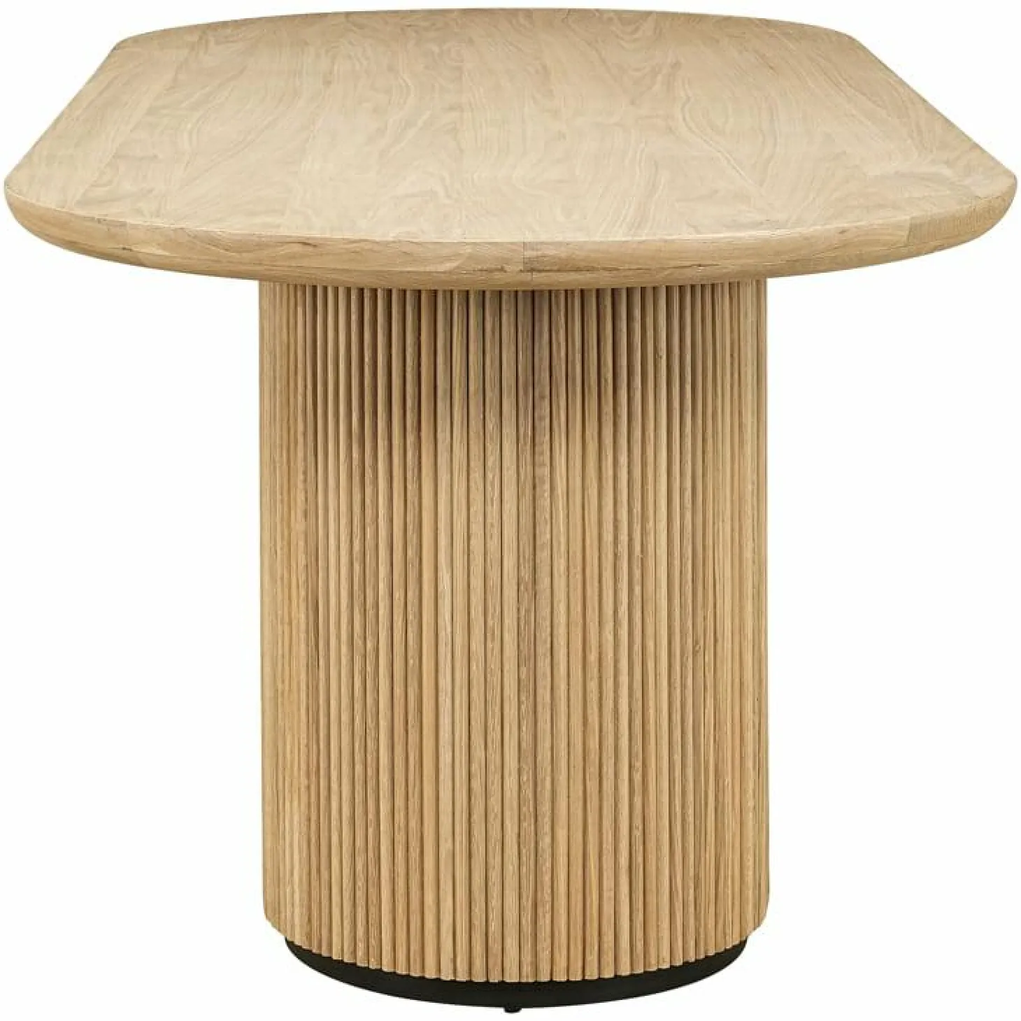 Ovale Eettafel Belfort Eiken 280 x 10 cm - Naturel - Loft24.nl