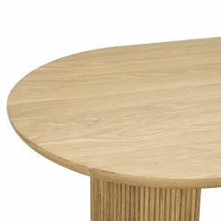 Ovale Eettafel Belfort Eiken 280 x 10 cm - Naturel - Loft24.nl