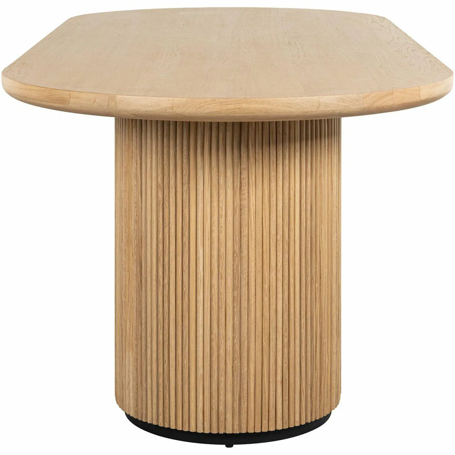 Ovale Eettafel Belfort Eiken 240 x 10 cm - Naturel - Loft24.nl