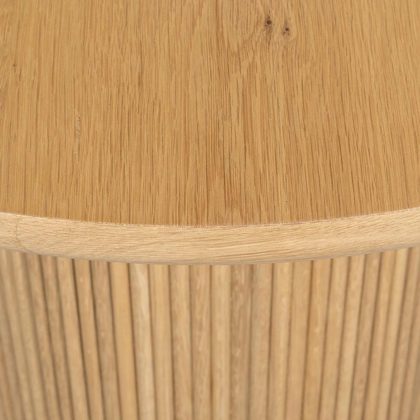 Ovale Eettafel Belfort Eiken 240 x 10 cm - Naturel - Loft24.nl