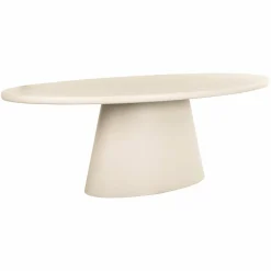 Ovale Eettafel Clayton 220 x 115cm - Beige - Loft24.nl