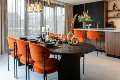 Ovale Eettafel Hudson 200 x 100 cm - Mangohout - Loft24.nl