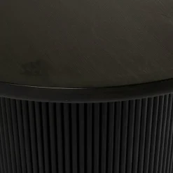 Ovale Eettafel Kingston Eiken 240 x 100 cm - Dark Coffee - Loft24.nl