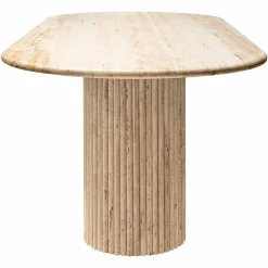 Ovale Eettafel La Cantera 240 x 110 cm - Travertin - Loft24.nl
