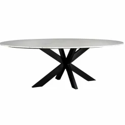 Ovale Eettafel Lexington 230 x 115 cm - Wit - Loft24.nl