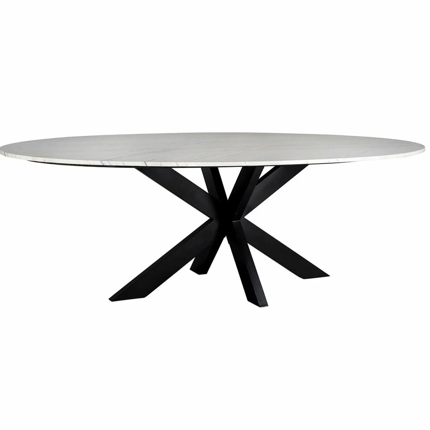 Ovale Eettafel Lexington 230 x 115 cm - Wit - Loft24.nl