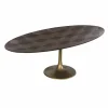 Ovale eettafel Luxor 230 x 110 cm - Bruin - Loft24.nl