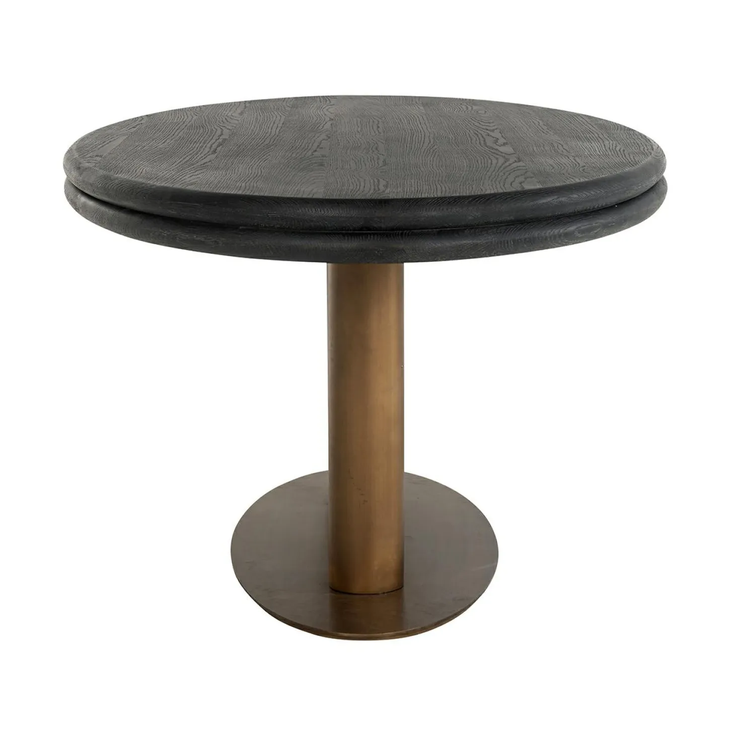 Ovale eettafel Macaron 235 x 110 cm - eikenhout met metalen onderstel - Loft24.nl