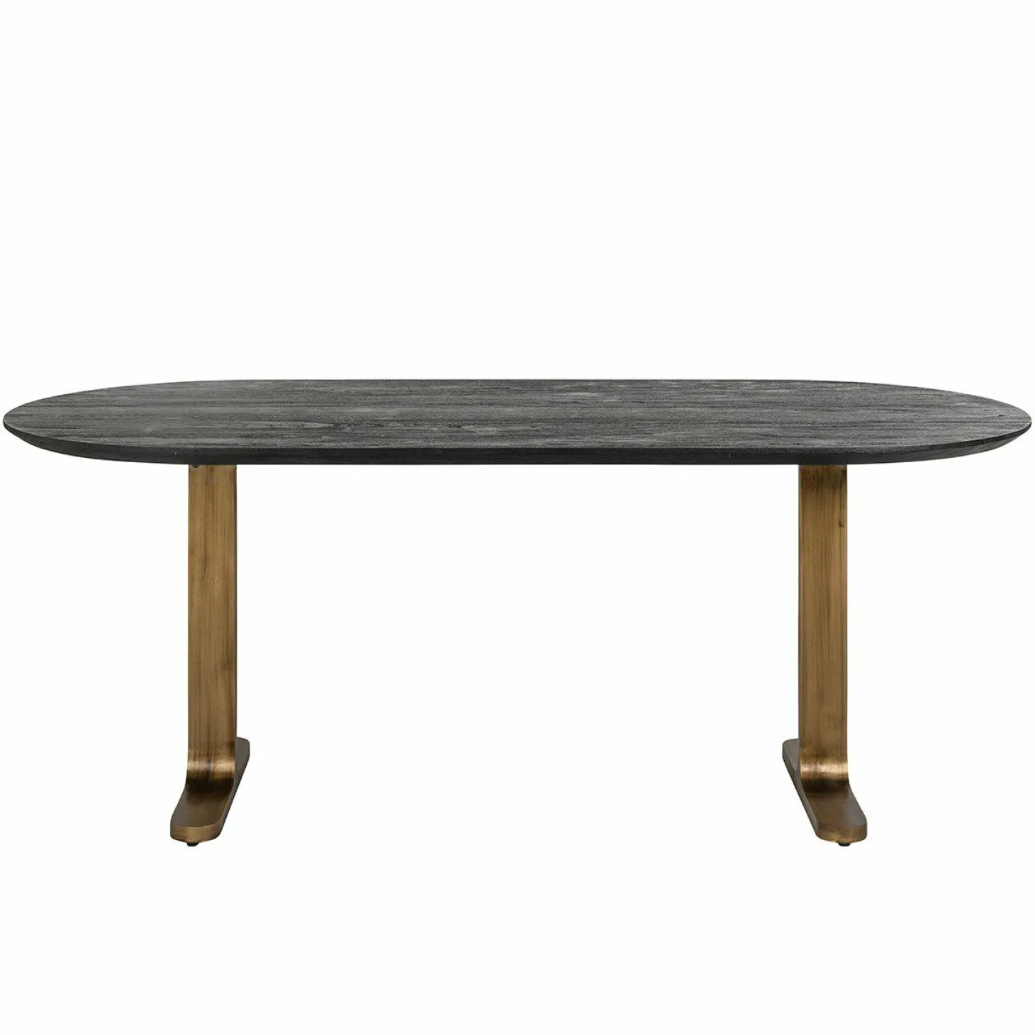 Ovale Eettafel Revelin 200 x 90 cm - Mangohout - Loft24.nl