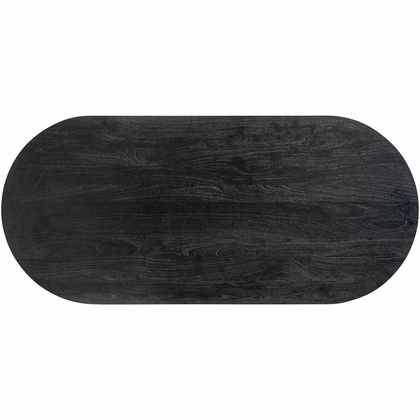 Ovale Eettafel Revelin 200 x 90 cm - Mangohout - Loft24.nl