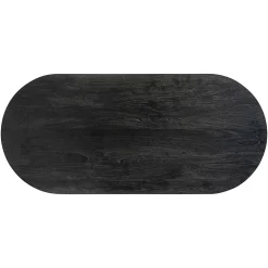 Ovale Eettafel Revelin 235 x 90 cm - Mangohout - Loft24.nl