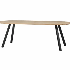 Ovale Eettafel Tablo met 2-standen poot, 220 x 90cm - Loft24.nl