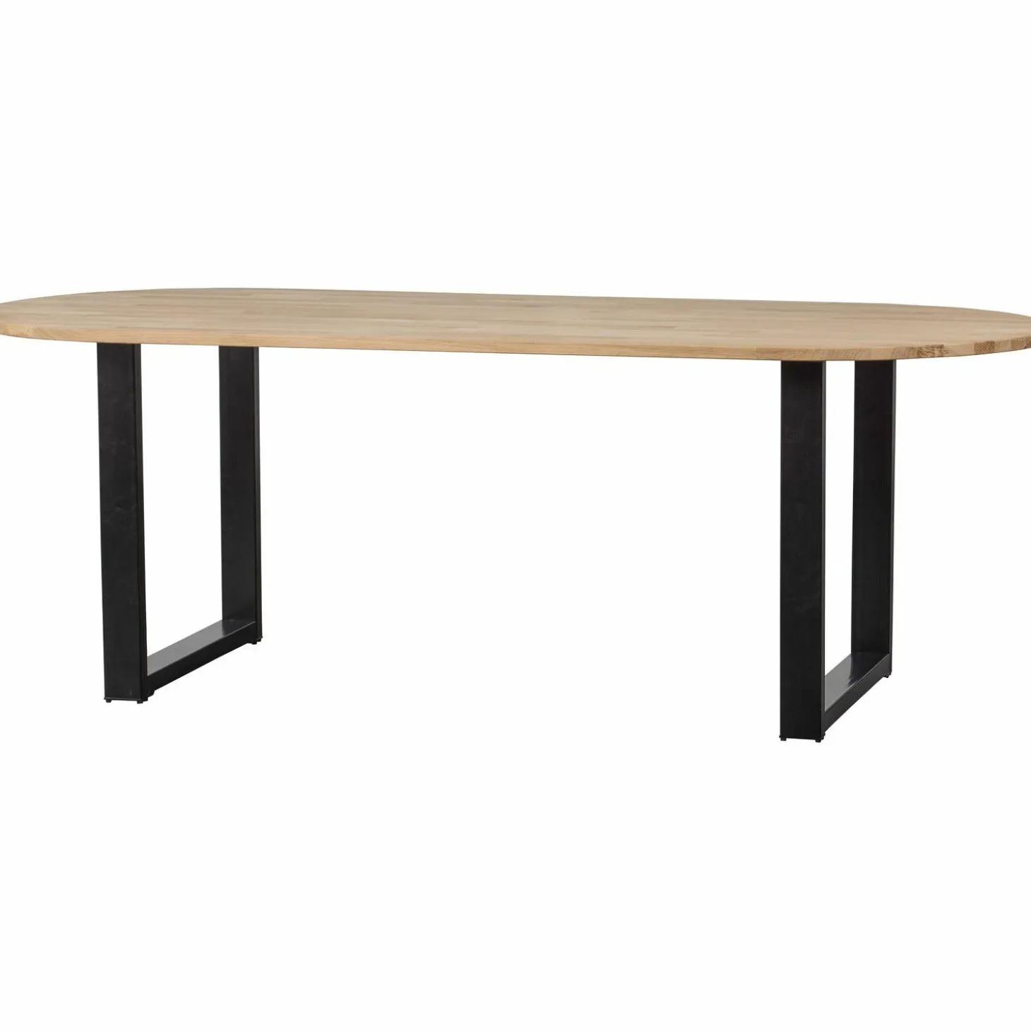 Ovale Eettafel Tablo met U-poot, 220 x 90cm - Loft24.nl