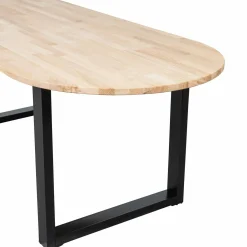 Ovale Eettafel Tablo met U-poot, 220 x 90cm - Loft24.nl