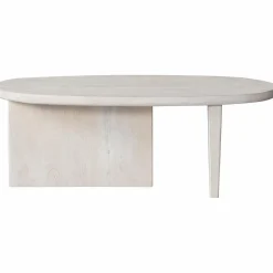 Ovale salontafel Seam mango hout naturel - Loft24.nl