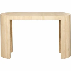 Ovale Sidetable Biltmore Travertin - 140 cm - Loft24.nl