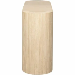 Ovale Sidetable Biltmore Travertin - 140 cm - Loft24.nl