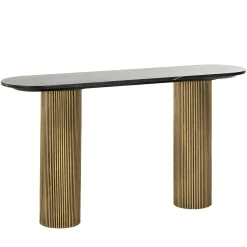 Ovale Sidetable Dayton Marmer - 130 cm - Loft24.nl