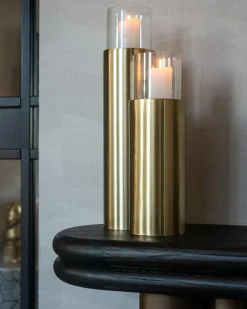 Ovale Sidetable Macaron 160 cm - Zwart rustiek - Loft24.nl