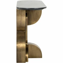 Ovale Sidetable Maddox Marmer - 130 cm - Loft24.nl