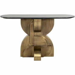 Ovale Sidetable Maddox Marmer - 130 cm - Loft24.nl