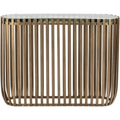 Ovale Sidetable Volante 107 cm - Goud - Loft24.nl