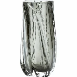 Paragon handgevormde vaas glas antraciet 27x12cm - Loft24.nl