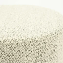 Poef Avah Bouclé 41cm - Taupe - Loft24.nl
