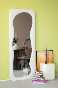 Poef/ Bijzettafel Dixon 34 x 34 cm - Beige - Loft24.nl