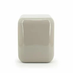 Poef/ Bijzettafel Dixon 34 x 34 cm - Taupe - Loft24.nl