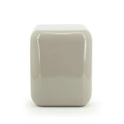 Poef/ Bijzettafel Dixon 34 x 34 cm - Taupe - Loft24.nl