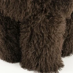 Poef Doodly - Donker bruin - Loft24.nl