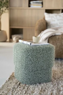 Poef Kelso - groen - Loft24.nl