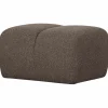 Poef Mojo 45x84x64cm Bouclé Bruin - Loft24.nl