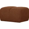 Poef Mojo 45x84x64cm Bouclé Roestbruin - Loft24.nl