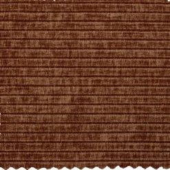 Poef Mojo 45x84x64cm Geweven Ribstof Roestbruin - Loft24.nl