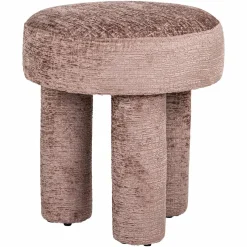 Poef Pommery Chenille - Roze - Loft24.nl