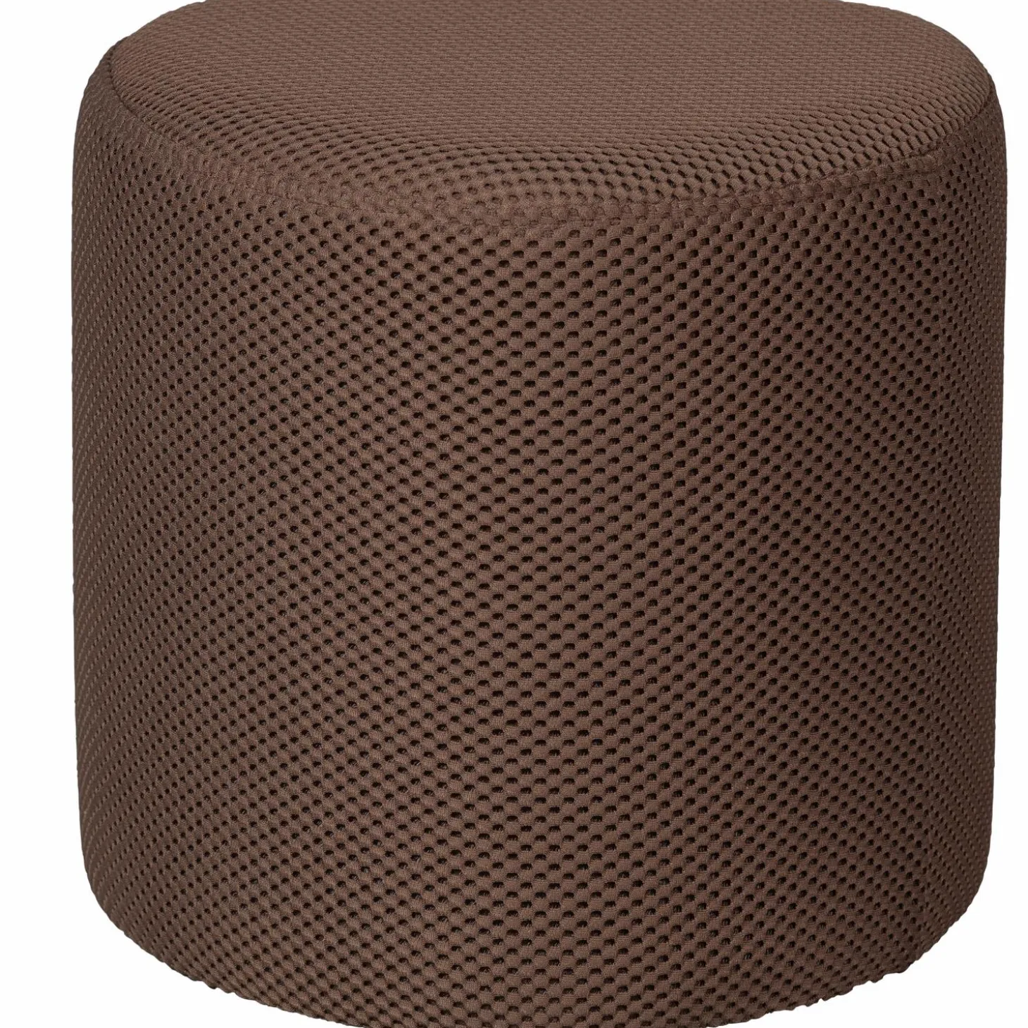 Poef Puuk Mesh Espresso 38x40x40cm - Loft24.nl