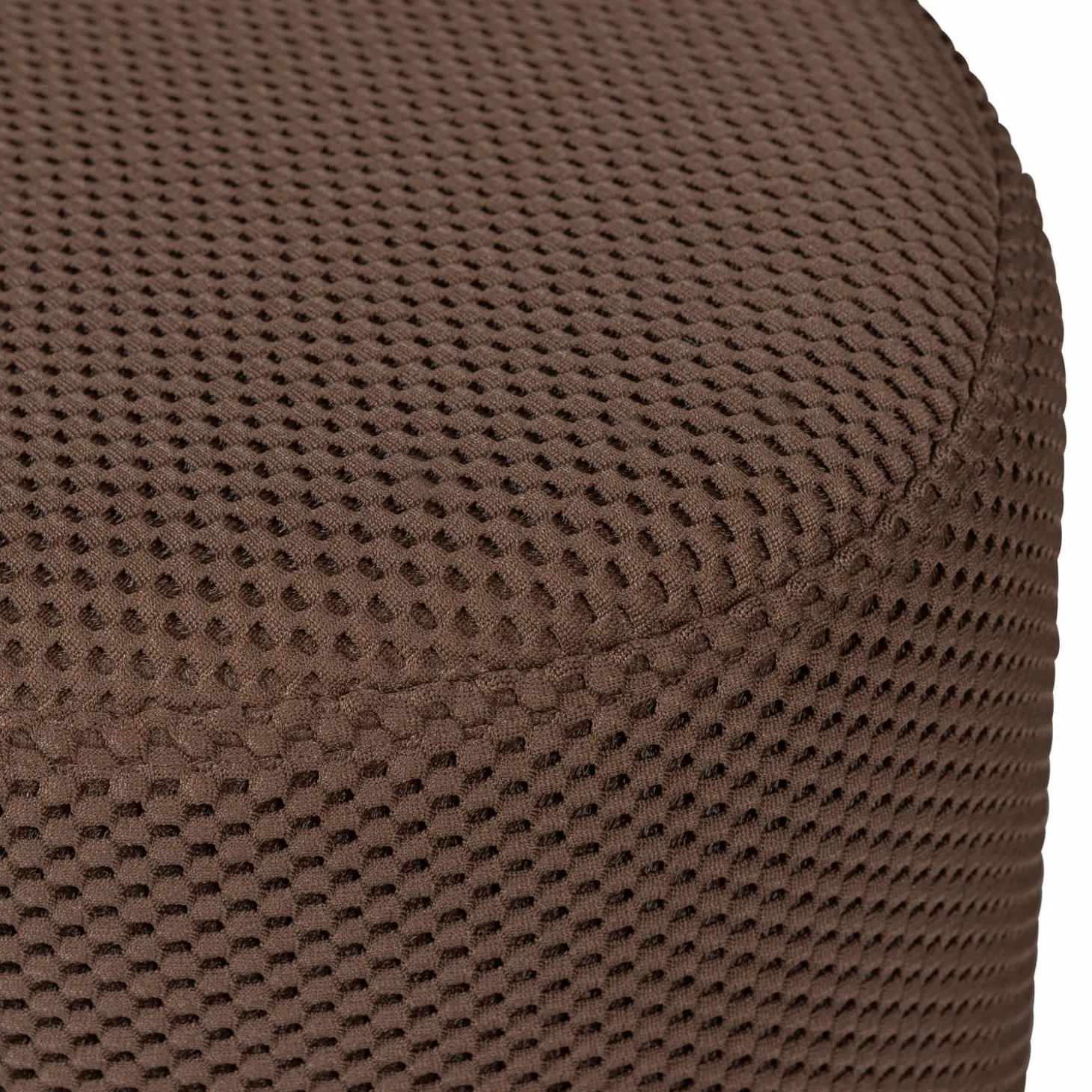 Poef Puuk Mesh Espresso 38x40x40cm - Loft24.nl