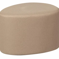 Poef Puuk Mesh Naturel 38x60x47cm - Loft24.nl