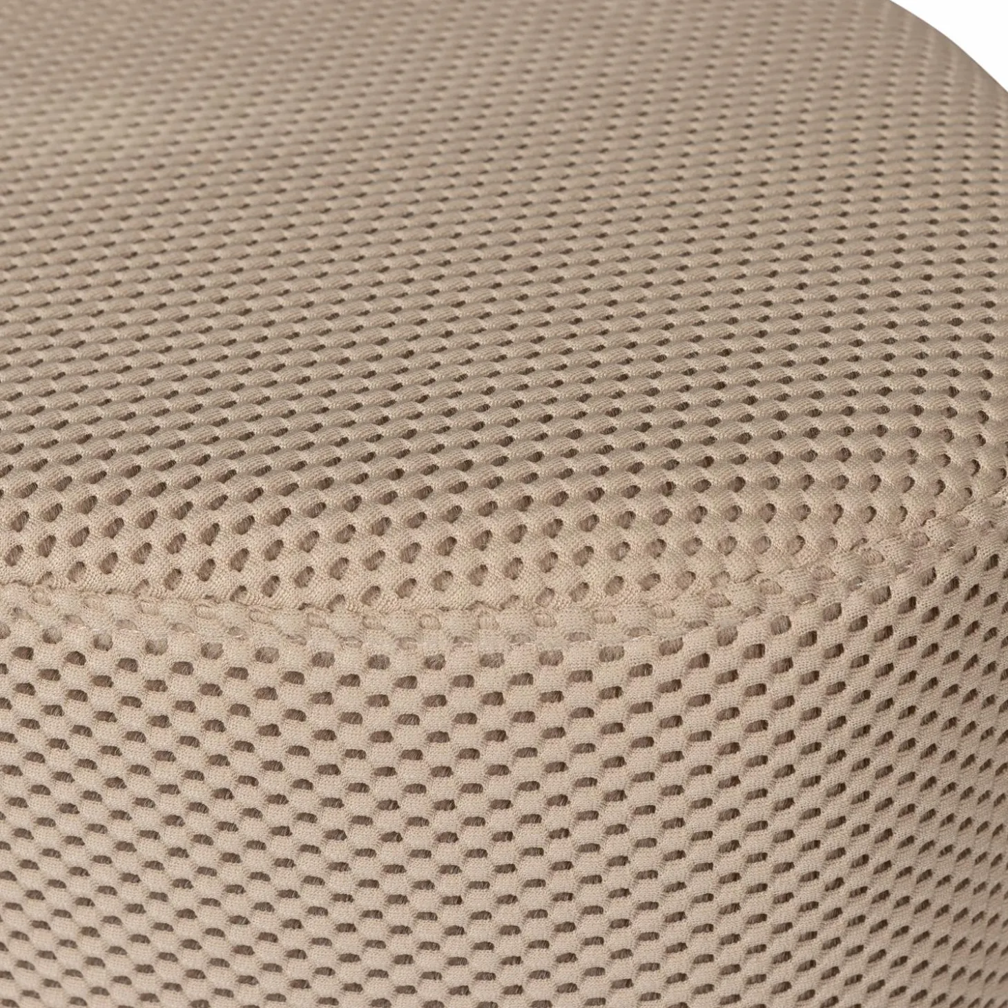 Poef Puuk Mesh Naturel 38x60x47cm - Loft24.nl