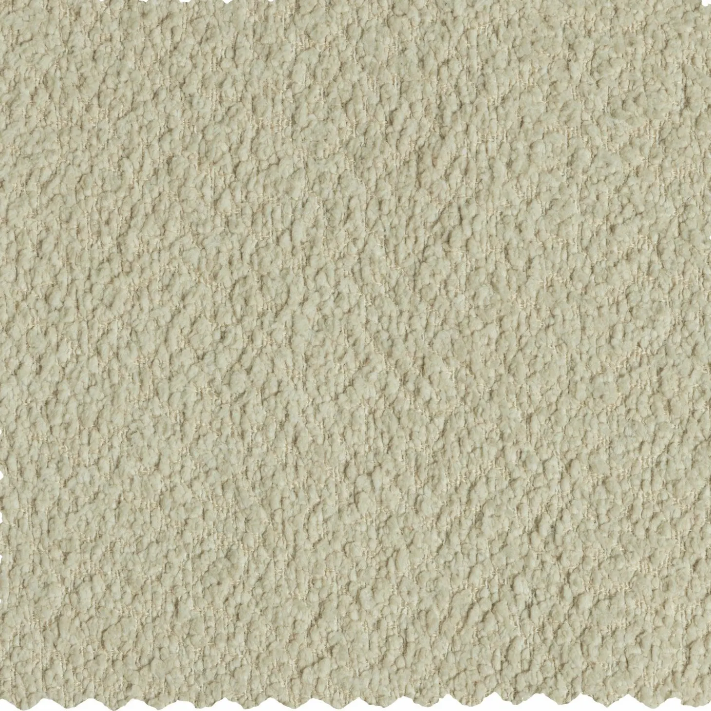 Poef Sara Hoog Bouclé Creme 46xO46 - Loft24.nl