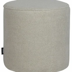 Poef Sara Hoog Teddy Off White 46xO46 - Loft24.nl