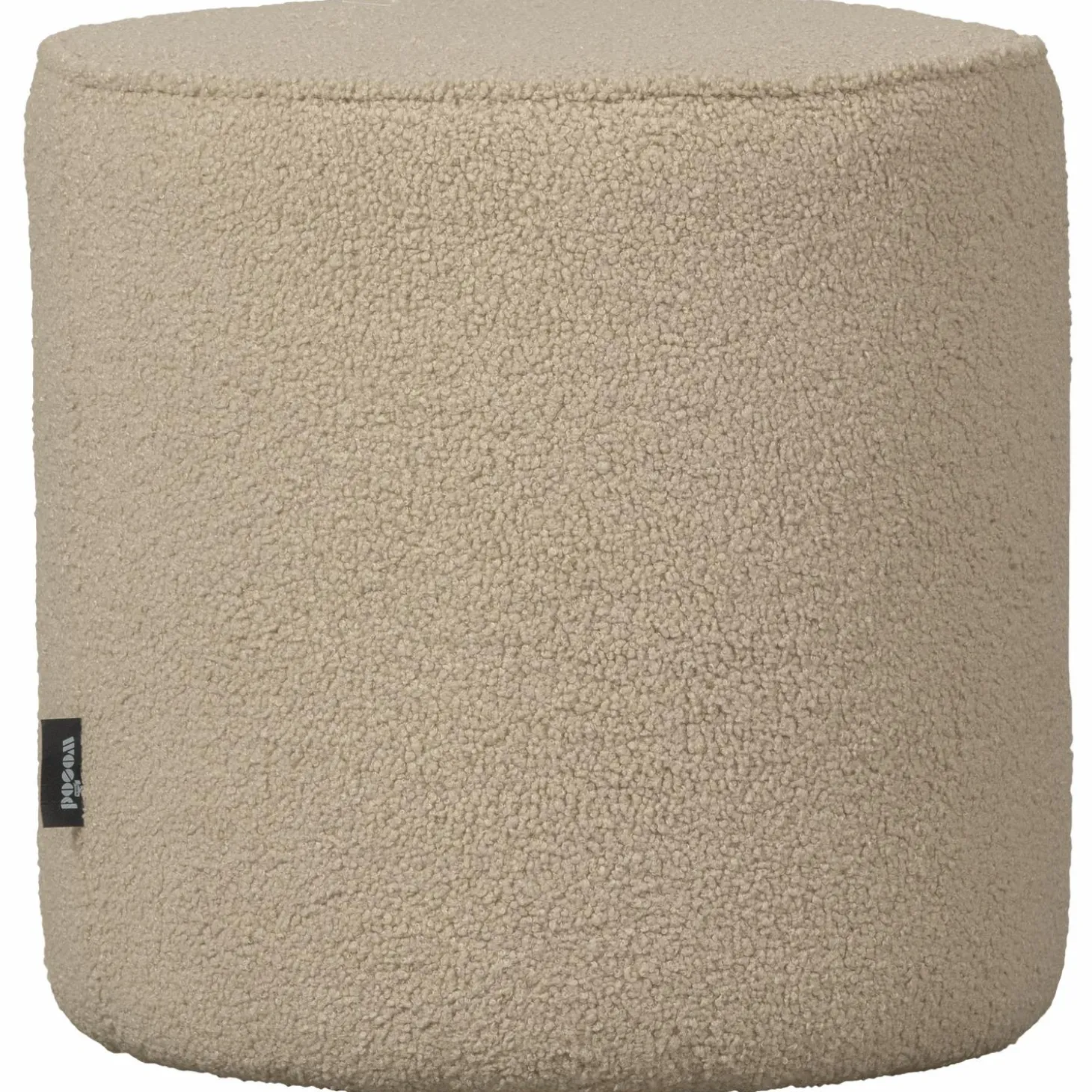 Poef Sara Hoog Teddy Zand 46xO46 - Loft24.nl