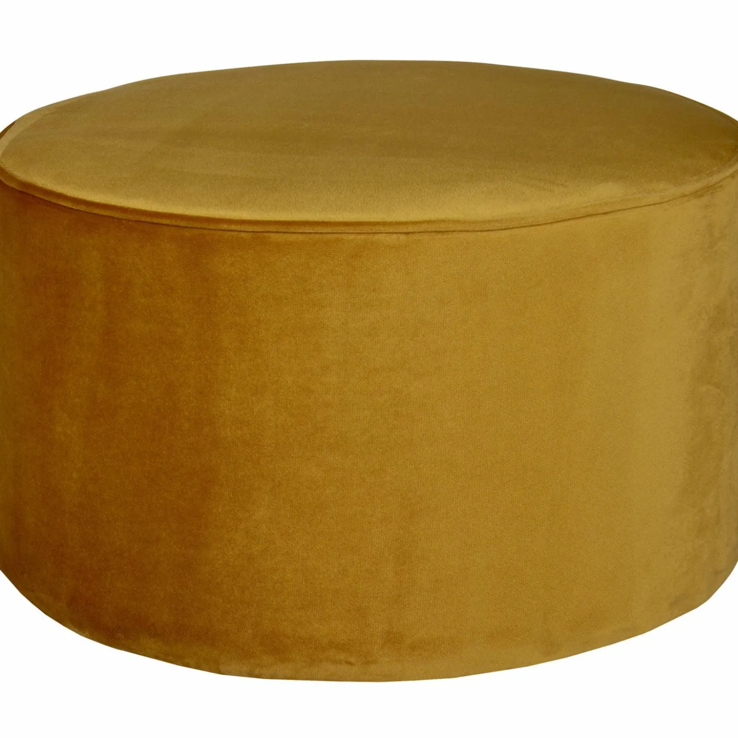 Poef Sara Laag OkerGeel 36xO60 - Loft24.nl