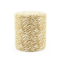 Poef Tigra - Mosterd - Loft24.nl