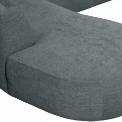 Polly bank u-vorm links blauw/groen - Loft24.nl