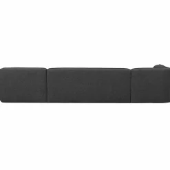 Polly bank u-vorm links grijs - Loft24.nl