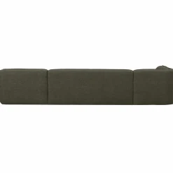 Polly bank u-vorm links warm groen - Loft24.nl